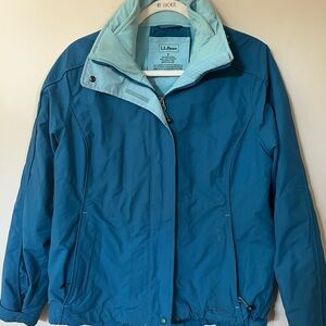 L.L. Bean Women's Teal Ski Jacket - Small